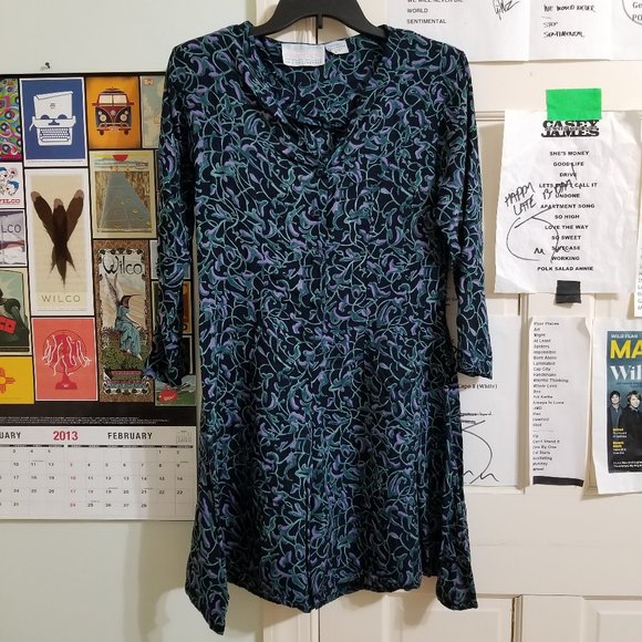 Passports Of Pier 1 Imports romper Small vine print playsuit jumpsuit VINTAGE - Picture 1 of 14